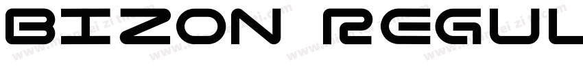 Bizon Regular字体转换